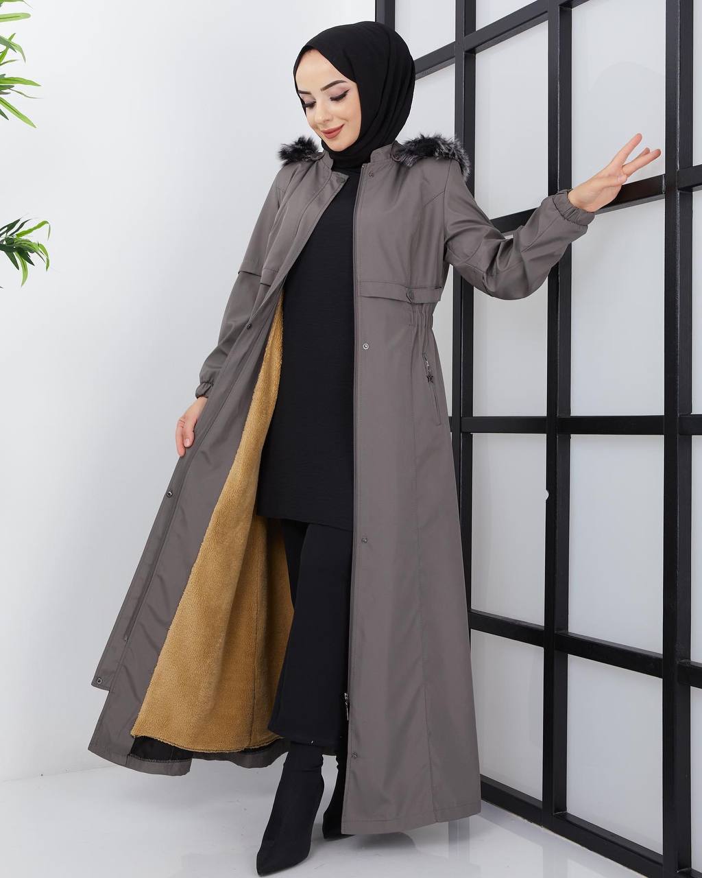 Wholesale Trench Coat F1174 - Made in Turkey | Qultim.com