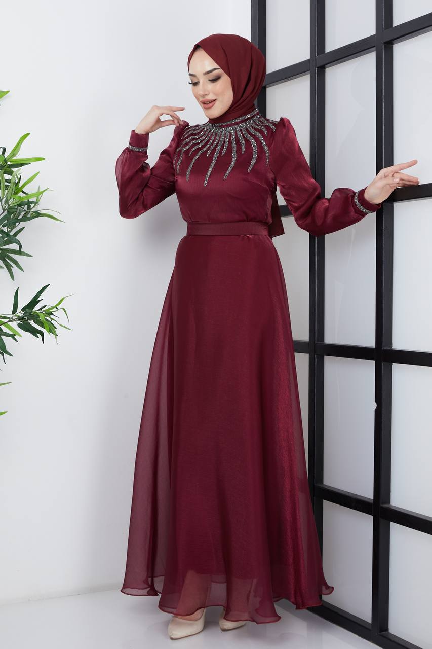 sachin and babi light blue dress Tulle Evening Dress Muslim Women's Dress Womens Clothing Maxi Dresses For  Women Turkey Dubai Abaya Hijab Sets Modest Muslim Fashion Istanbulstyles –  buy the best products in the Ayzeze online store main image 1