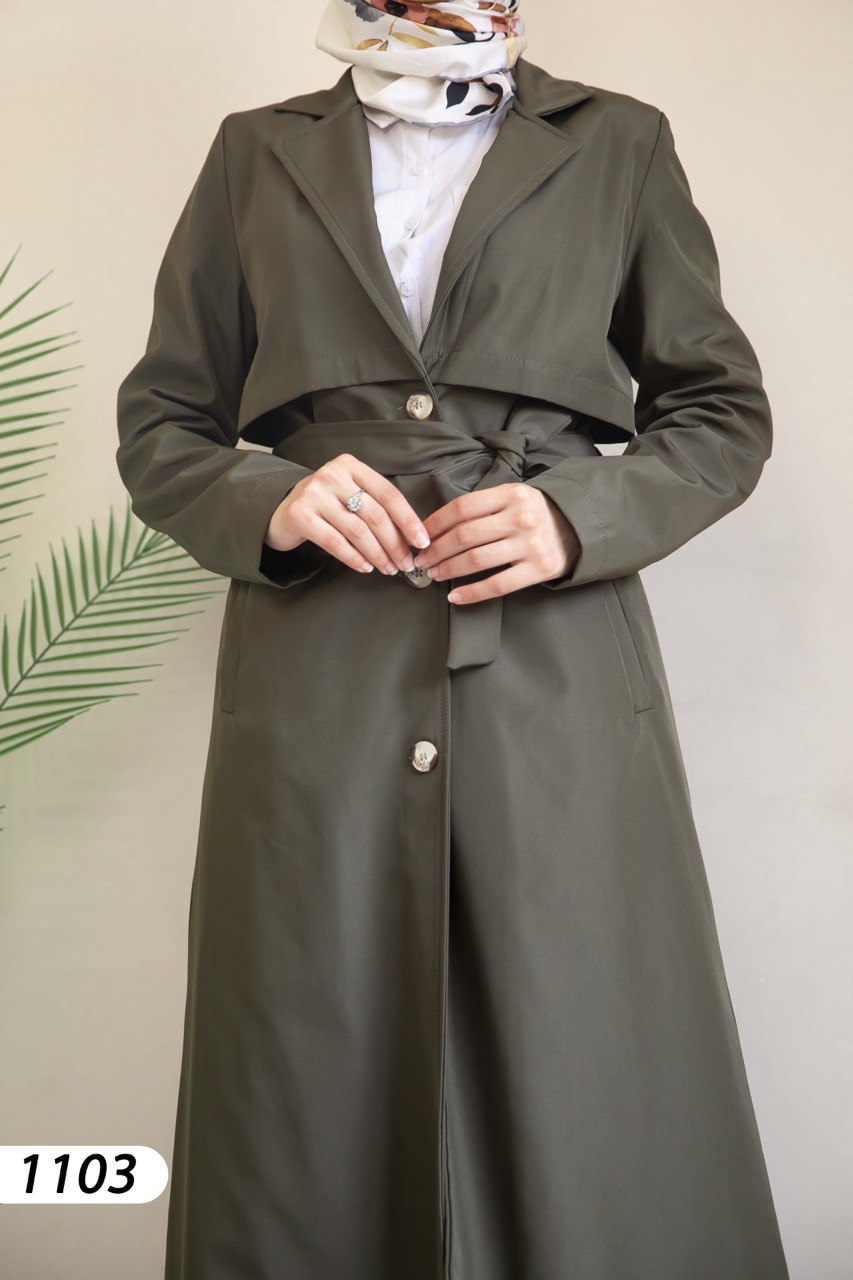 Wholesale Trench Coat F1103 - Made in Turkey | Qultim.com